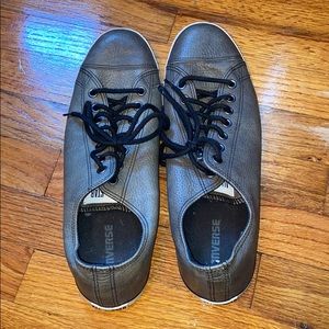 *Last Chance* Men’s Grey Leather Converse
